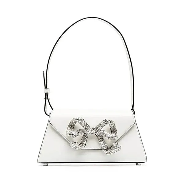 Túi Xách Self-Portrait Bow-Detail Mini Shoulder Bag RS23306WWHITE Màu Trắng - Túi xách - Vua Hàng Hiệu