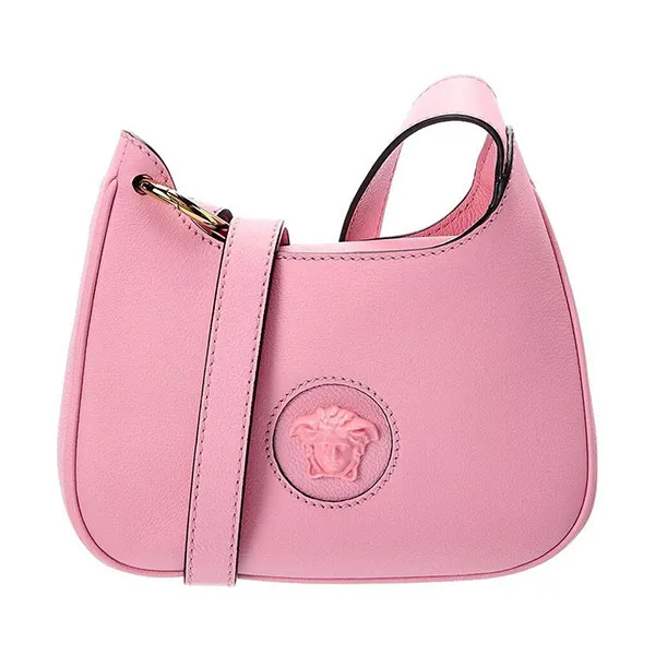 Túi Xách Versace La Medusa Small Leather Hobo Bag Màu Hồng
