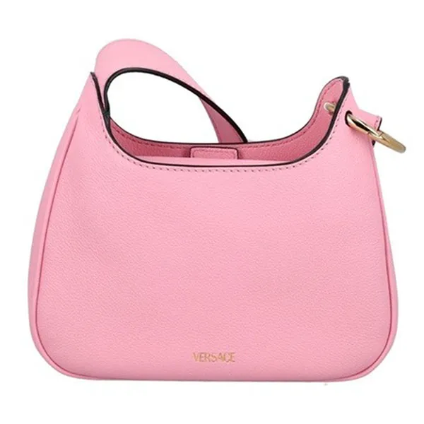 Túi Xách Versace La Medusa Small Leather Hobo Bag Màu Hồng