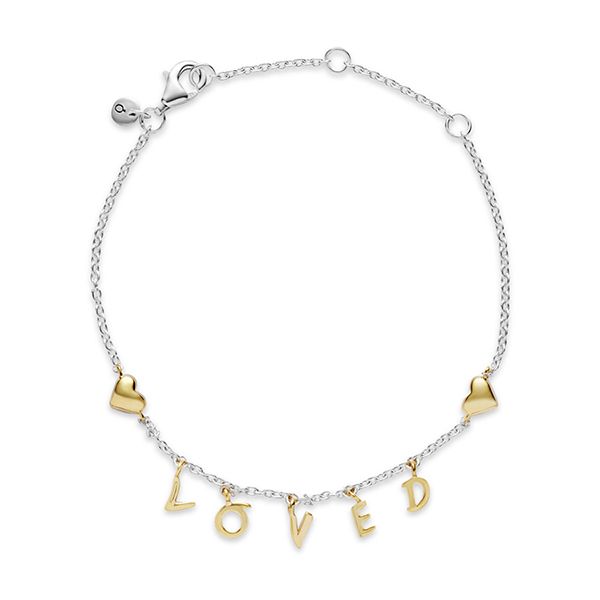 Vòng Đeo Tay Pandora Engraved Love Bracelet 567804-20 Màu Bạc - 3