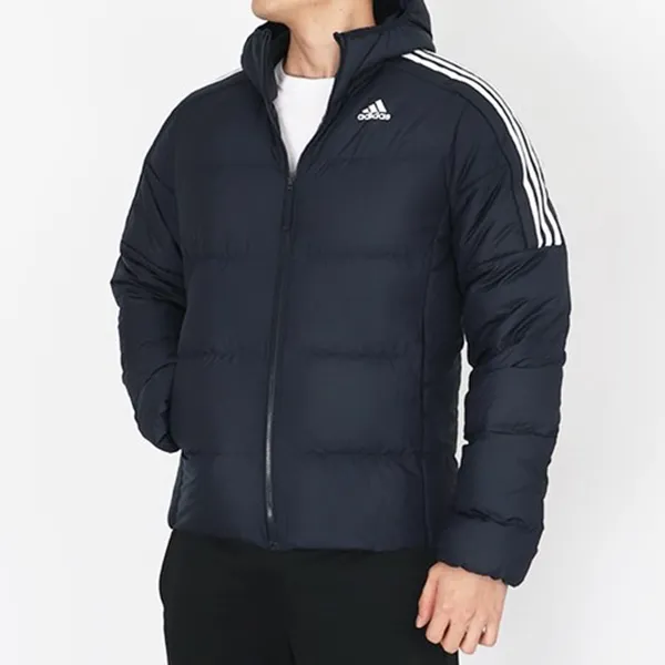 Áo Khoác Adidas Essentials Midweight Down Hooded Jacket Men's Primegreen GT9133 Màu Xanh Navy Size L - Thời trang - Vua Hàng Hiệu