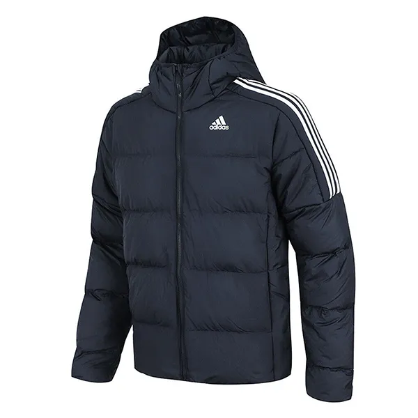 Áo Khoác Adidas Essentials Midweight Down Hooded Jacket Men's Primegreen GT9133 Màu Xanh Navy Size L - Thời trang - Vua Hàng Hiệu
