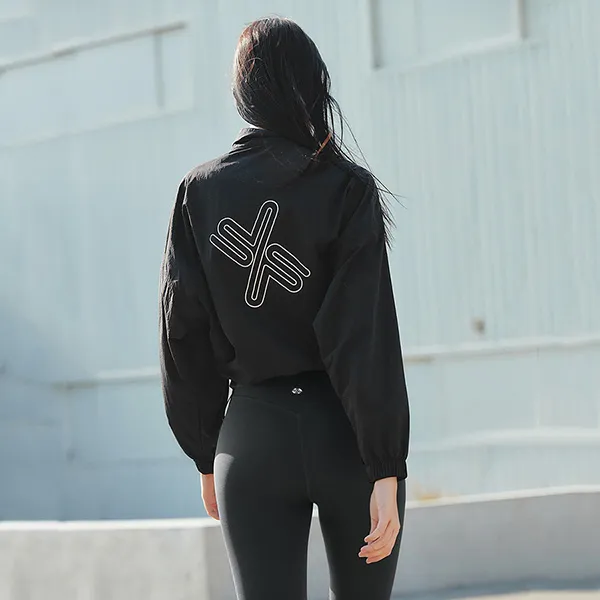 Áo Khoác Gió Xexymix Hiker Crop Windbreaker Black XA5377G Màu Đen Size S - Thời trang - Vua Hàng Hiệu