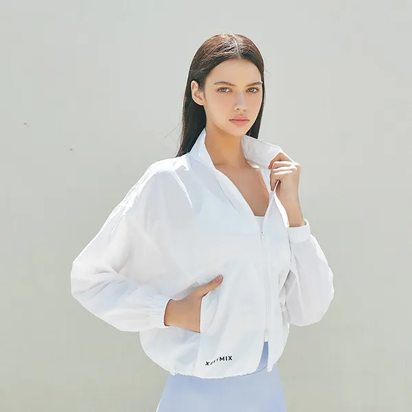 Áo Khoác Gió Xexymix Hiker Crop Windbreaker White Ivory XA5377G Màu Trắng Size M - Thời trang - Vua Hàng Hiệu
