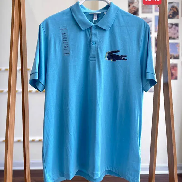 Áo Polo Lacoste Regular Fit DH9654 ZAU Màu Xanh Blue Size XL - Thời trang - Vua Hàng Hiệu