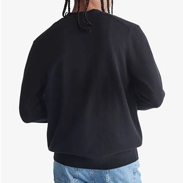 Áo Len Cardigan Calvin Klein CK Merino Wool Blend Cardigan 40JP313001 - BLK Màu Đen Size L - Thời trang - Vua Hàng Hiệu