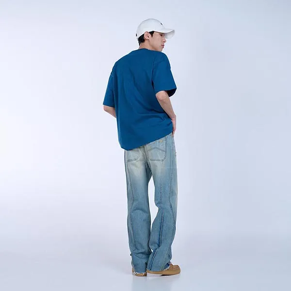 Áo Phông Acmé De La Vie ADLV Tshirt A27 Sporty Uniform Màu Xanh Blue