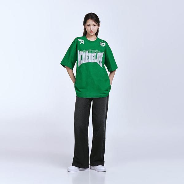 Áo Phông Acmé De La Vie ADLV Tshirt A27 Sporty Uniform Màu Xanh Green - 1
