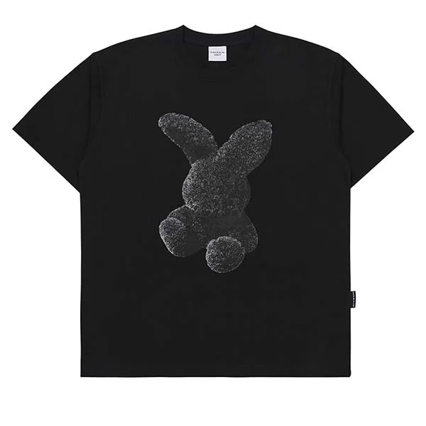 Áo Phông Acmé De La Vie ADLV Fuzzy Rabbit Short Sleeve T-Shirt Black Màu Đen Size 1 - Thời trang - Vua Hàng Hiệu