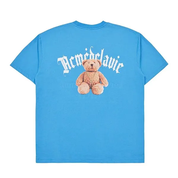 Áo Phông Acmé De La Vie ADLV Gold Chain Bear Doll Short Sleeve T-Shirt Màu Xanh Blue - Thời trang - Vua Hàng Hiệu