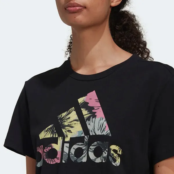 Áo Phông Adidas Allover Print Regular Tee Tshirt HI0025 Màu Đen Size S