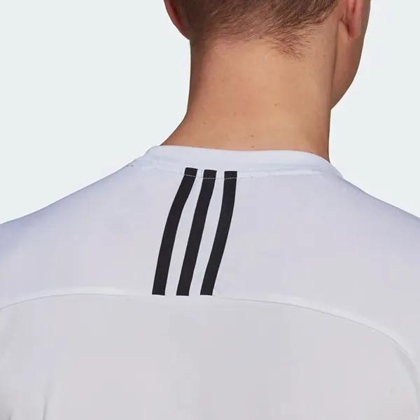 Áo Phông Nam Adidas Designed To Move Sport 3 Stripes Tee Tshirt GM2135 Màu Trắng Size 2XL