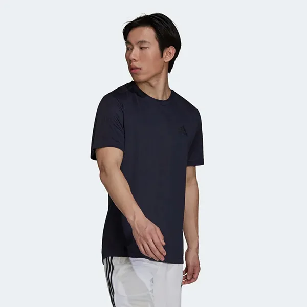 Áo Phông Adidas Designed To Move Sport 3 Stripes Tee Tshirt H30246 Màu Đen Size M