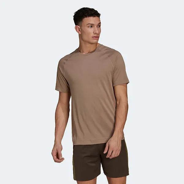 Áo Phông Adidas Yoga Training Tee Tshirt HC4434 Màu Nâu Size XS