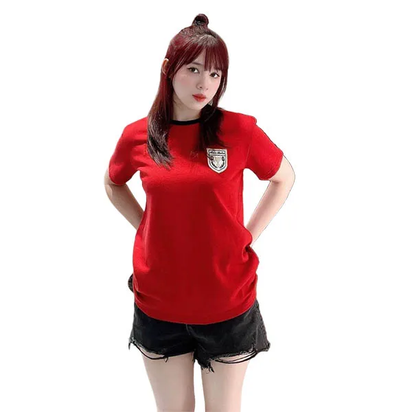 Áo Phông Dolce & Gabbana D&G Stamp Printed Red L4JT7T G7WKT R0367 Màu Đỏ