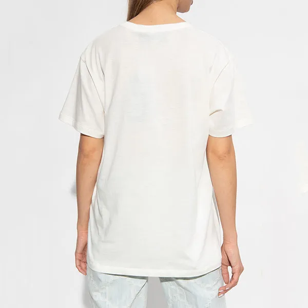 Áo Phông Gucci White Logo Vintage Printed 717422/XJEWF9095 Màu Trắng - Thời trang - Vua Hàng Hiệu