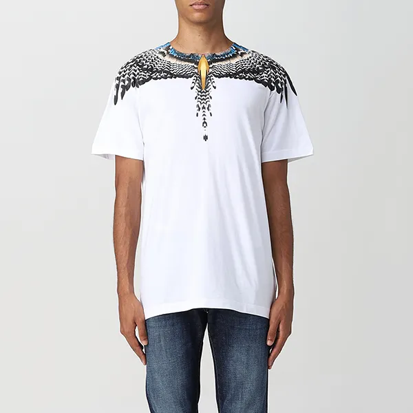 Áo Phông Marcelo Burlon Icon Wings CMAA018F22JER002 0107 Màu Trắng Size XS