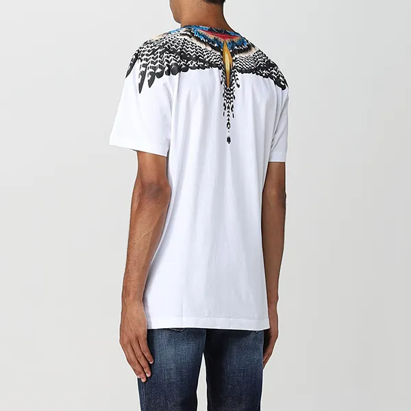 Áo Phông Marcelo Burlon Icon Wings CMAA018F22JER002 0107 Màu Trắng Size XS