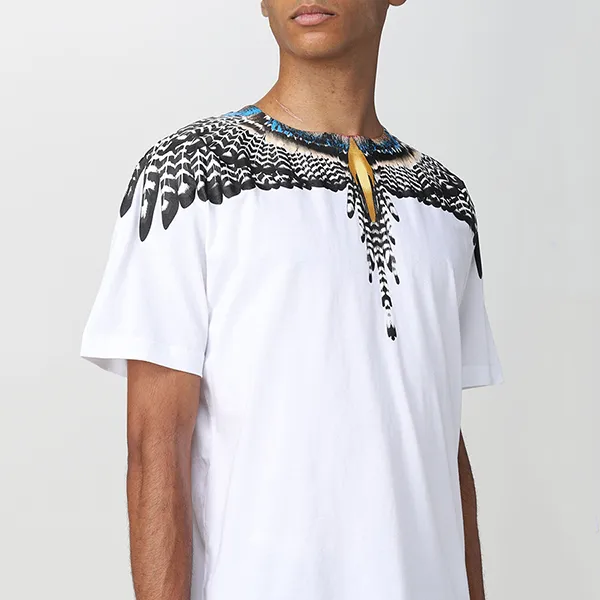 Áo Phông Marcelo Burlon Icon Wings CMAA018F22JER002 0107 Màu Trắng Size XXS