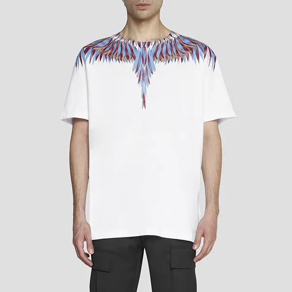 Áo Phông Marcelo Burlon Icon Wings CMAA018F22JER003 0140 Màu Trắng Size XS