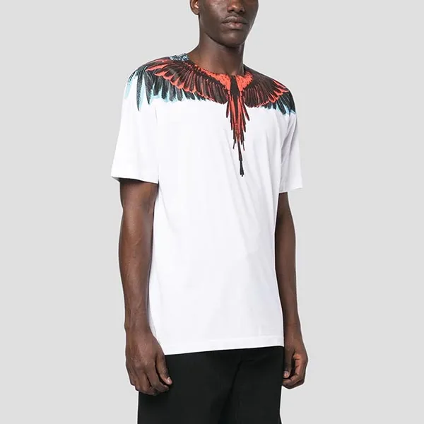 Áo Phông Marcelo Burlon White Icon Wings CMAA018S23JER001 0125 Màu Trắng Size S