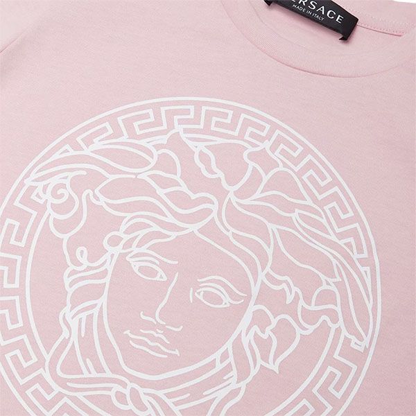 Áo Phông Versace Pale Pink Logo Medusa Printed A89559S A230901 A2242 Màu Hồng - 3