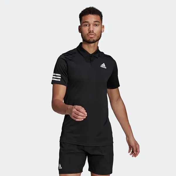 Áo Polo Adidas Tennis Club 3-Stripes Polo Shirt GL5421 Màu Đen Size S