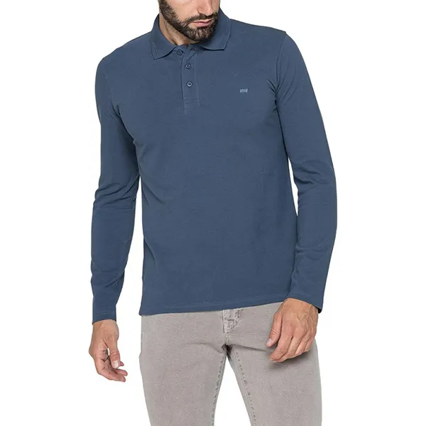 Áo Polo Dài Tay Carrera Jeans 8220075A_655 Màu Xanh Dương Size L - Thời trang - Vua Hàng Hiệu