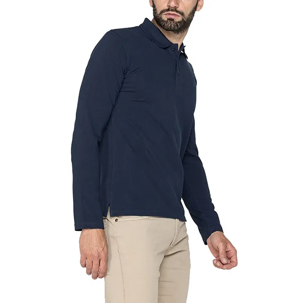 Áo Polo Dài Tay Carrera Jeans 8220075A_687 Màu Xanh Than Size M
