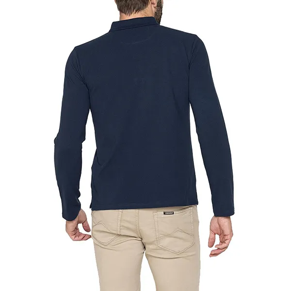 Áo Polo Dài Tay Carrera Jeans 8220075A_687 Màu Xanh Than Size L