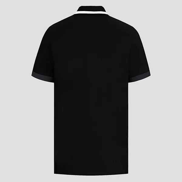 Áo Polo Nam Dolce & Gabbana D&G Black Logo Embroidered G8PU6Z FU7EN N0000 Màu Đen Size 50