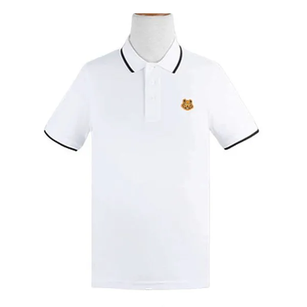 Áo Polo Kenzo Tiger Crest Polo Shirt 5PO001 Màu Trắng Size L