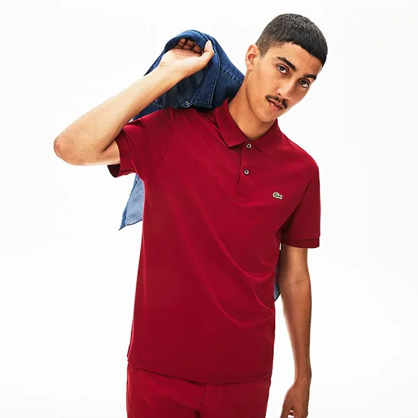Áo Polo Lacoste Bordeaux Regular Fit DH2050 476 Màu Đỏ Size S