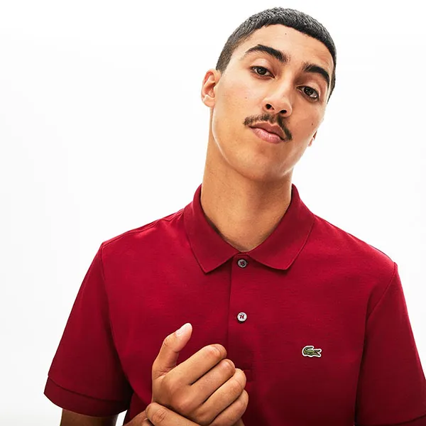Áo Polo Lacoste Bordeaux Regular Fit DH2050 476 Màu Đỏ Size S
