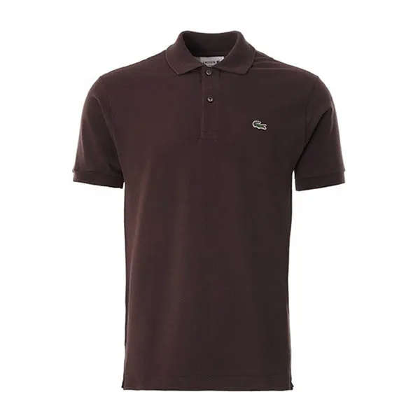 Áo Polo Lacoste Classic Fit L1212 57D Màu Nâu Đậm Size M