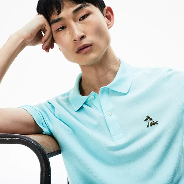 Áo Polo Lacoste Light Blue Regular Fit PH4258 F8R Màu Xanh Ngọc Size S - Thời trang - Vua Hàng Hiệu