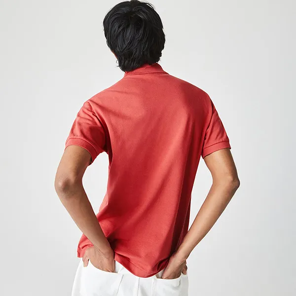 Áo Polo Lacoste Men's Classic Fit L1212 67G Màu Cam Đỏ Size S