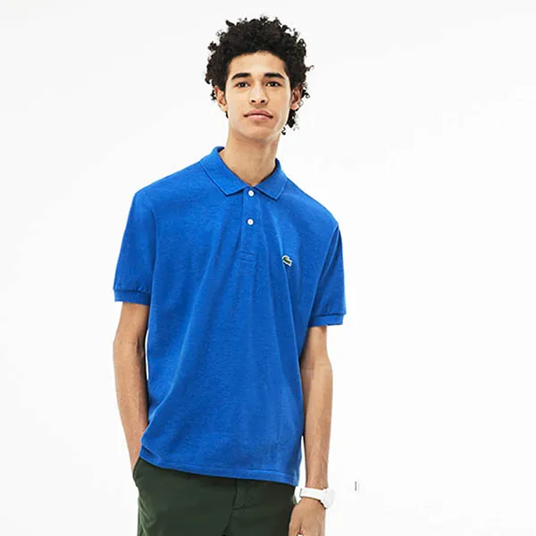 Áo Polo Lacoste Men's Classic Shirt L1264 EUY Màu Xanh Blue Size S
