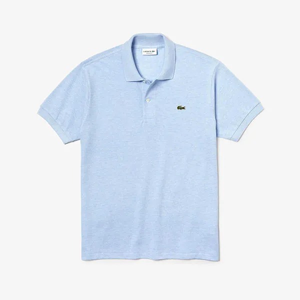 Áo Polo Lacoste Men's Marl L.12.64 Original Fit L1264 9Q9 Màu Xanh Nhạt Size M