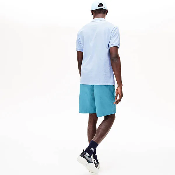 Áo Polo Lacoste Men's Marl L.12.64 Original Fit L1264 9Q9 Màu Xanh Nhạt Size M