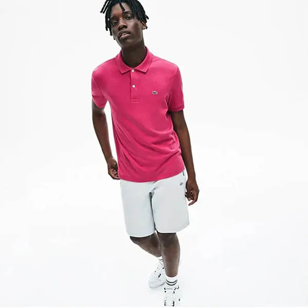 Áo Polo Lacoste Men's Regular Fit Lightweight Cotton Polo Gala DH2050-51 Z04 Màu Hồng Size M