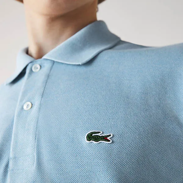 Áo Polo Lacoste Men's Shirt L1264 DRW Màu Xanh Dương Size XS