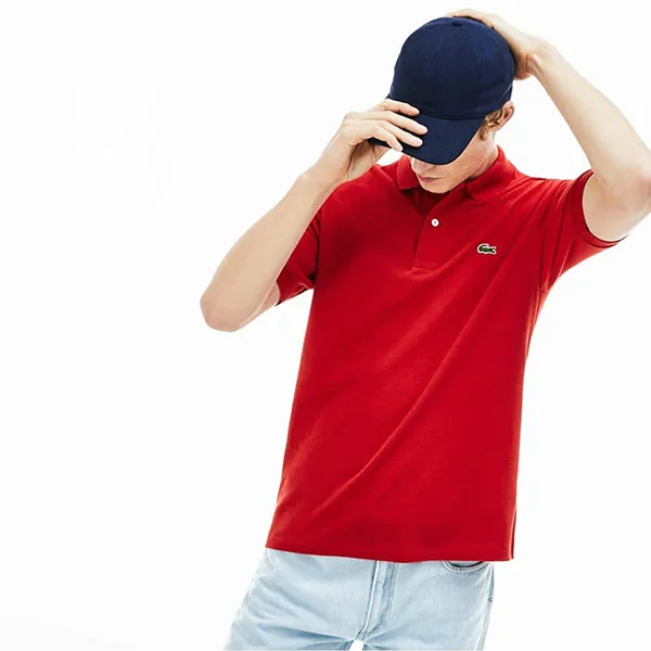 Áo Polo Lacoste Men's T-Shirt L1264.9QA Màu Đỏ Size XS