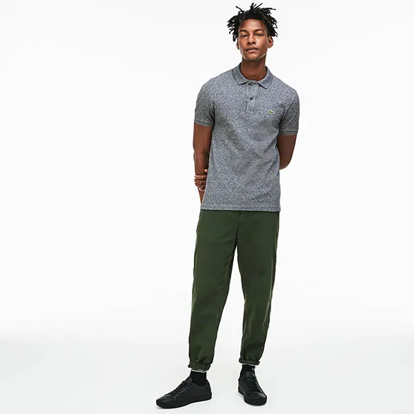 Áo Polo Lacoste Petit Piqué Slim Shirt PH4012-51-Q3F Màu Xám Size S - Thời trang - Vua Hàng Hiệu