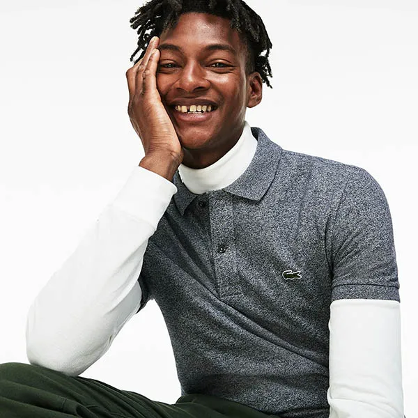 Áo Polo Lacoste Petit Piqué Slim Shirt PH4012-51-Q3F Màu Xám Size S - Thời trang - Vua Hàng Hiệu