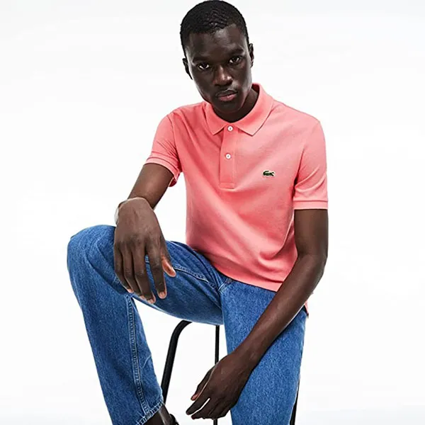 Áo Polo Lacoste Pink Slim Fit PH4012 F9C Màu Hồng Đào Size S - Thời trang - Vua Hàng Hiệu