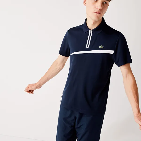 Áo Polo Lacoste Sport DH2072 525 Màu Xanh Navy Size S