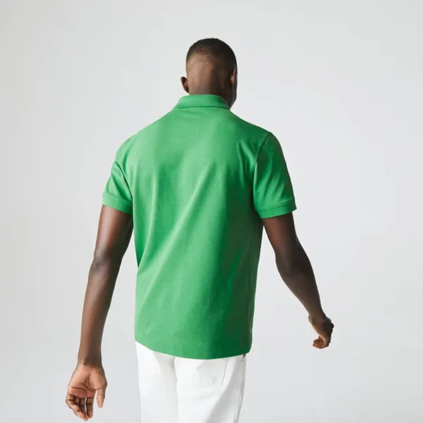 Áo Polo Men's Lacoste L1221 51 QMN Organic Cotton Piqué Shirt Màu Xanh Lá Size S - Thời trang - Vua Hàng Hiệu