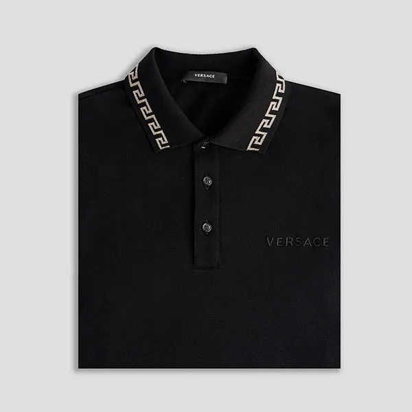 Áo Polo Versace A89504S A231377 2B130 Màu Đen