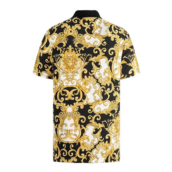 Áo Polo Versace Baroque Printed 1008281 1A05923 Màu Đen - Thời trang - Vua Hàng Hiệu